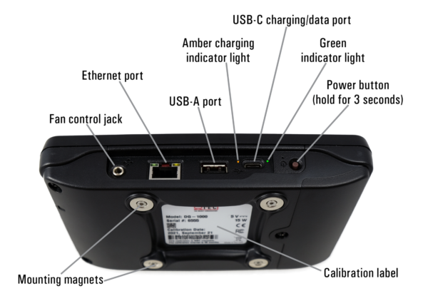 DG-1000 back panel updates as of November 2021