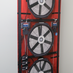 Three Fan Blower Door Roll-up Graphic Banner-0